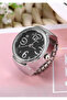 Ring Watch, Dial Finger Watch, Mini Ring Watch, Real Round Mini Watch Ring - 2