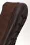 Men's Brown Lace-Up Nubuck Leather Casual Shoes Wm822003Dn - 8