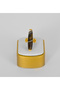 Stylish Black White Striped Copper Gold-plated Religious Islamic Ring for Daily Wear or Weddings for Women in the Middle East - 2