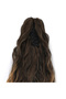 Natural Daal Short Ponytail with Clips / Dark Auburn / Honey Caramel Ombre - 4
