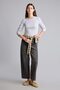 Striped Fitted Crew Neck Ribbed Long Sleeve T-Shirt H7855Ax26Au - 2