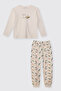 Boy's Ecru Pajama Set
