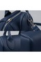 Dark Navy Blue Matte Textured Mini Hand and Shoulder Bag Women's Zippered Daily Stylish Bag 19X11 cm - - 4