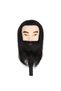 Male Hairdresser Training Mannequin / 100% Real + Table Attachment / Natural Color