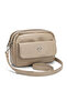 Soft Leather Mink Women's Cross Shoulder Bag with Gold Detail 23X15 cm - - 4