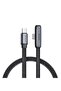 CA-3360 65W Type-C To Type-C 90 Degree Data Cable 1.2M