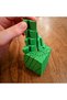 3D-Printed Twisting Cube - Mechanical Rotating Puzzle Cube - Green BX - 2