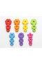 3D-Printed Flower Pot Puzzle Board - Build a Layered Flower and Match Colors HB006 - 3