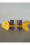 3D-Printed Fish Skeleton Color-Sorting Toy - 8-Hole Stick Sorting Set, Color Mix BX - 2