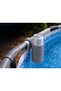 3D Printed Pool Cup Holder - Drink Holder Attached to Pipe - Gray