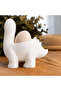 3D Printed Dinosaur Egg Cup - Cute Eggosaurus Egg Holder-White - 2