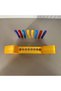 3D-Printed Fish Skeleton Color-Sorting Toy - 8-Hole Stick Sorting Set, Color Mix BX - 3
