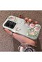 Poco M6 4g Compatible Elegant Pink Rose Butterfly Case, Slim Structure Perfectly Fits the Phone - 2