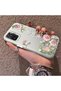 Poco M5S Compatible Elegant Pink Rose Butterfly Case, Slim Structure Perfectly Fits the Phone - 2