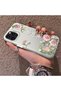 Elegant Pink Rose Butterfly Case Compatible with iPhone 15 Pro, Slim Structure Fits the Phone Perfectly - 2