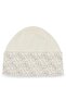 White Logo Stone Decorated Women's Beret
