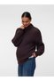 Strickpullover Normal geschnitten Hoch geschlossen Pullover