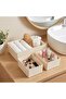 3 Pcs Makeup Organizer for Dresser Countertop, Plastic Cosmetic Tabletop Storage Baskets Washable fo - 2