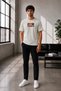 Unisex Oversize Demon Slayer Kyojuro Rengoku Embroidered T-Shirt 100% Cotton - 2