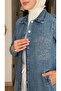 Women's Stone-Washed Denim Shirt - 2