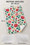 Hand Drying Towel 30X50Cm Cotton Absorbent Rose Breeze for Kitchen, Oven - 3