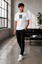 Unisex Oversize Demon Slayer Giyu Tomioka Embroidered Anime T-Shirt 100% Cotton - 3