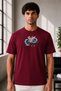 Unisex Oversize Demon Slayer Inosuke Hashibira Embroidered Anime T-Shirt 100% Cotton
