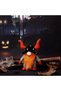 Halloween Gnome Plush Decor, Faceless Gnome Doll with Orange Horn & Black Polka Dot Hat, Handmade Scandinavian Tomte Elf Ornament for Home Table Halloween Party Decoration - 3