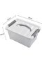 5L Clear Latch Storage Boxes, Plastic Box with Lid, 6 Packs - 2