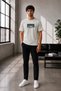 Unisex Oversize Demon Slayer Muichiro Tokito Embroidered Anime T-Shirt 100% Cotton - 2