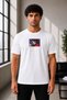 Unisex Oversize Demon Slayer Kyojuro Rengoku Embroidered T-Shirt 100% Cotton