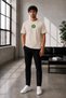 Unisex Oversize the Simpsons Homer Busch Embroidered Anime T-Shirt 100% Cotton - 2