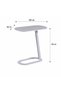 Single Service Table Ceramic Light Gray - 3