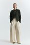 High Collar Single Button Blazer Jacket - 2