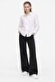 Lightweight Waist-Fitted Cotton Woven Shirt - 3