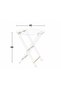 Acrylic Gold Chantelle Table Set - 3