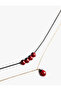 Multi Steel Mixed Ladybug Necklace - 3