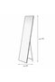 170X50 cm Black Framed Floor Stand Mirror - 3