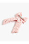 Floral Patterned Bow Clip Hairpin - 2