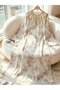 Rochie maxi, auriu - L