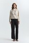 Lyocell Blended Jacket with Shawl Detail - 2