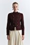 Button Detailed Epaulet Jacket
