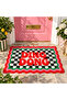 Aura Textile Themed Woven Base Decorative Door Mat and Bathroom Mat Auraplus26