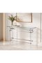 Acrylic Console Table Silver - 2