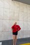 Crew Neck Sweatshirt with Print and Embroidery Detail - 5