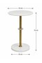 Single Gold Service Table - 3