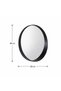 Wall Mirror with Black Frame 80X80 cm - 3