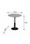 70X70 cm Round Melamine Coffee Table Gray - 3