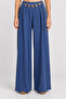 Bat Sleeve Belted Modal Premium Selection Suit Lby0082 Indigo Blue - 5