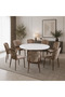 Round Marble Dining Table 8 Chairs - 3